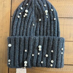 Anthropologie Street Shine Beanie Winter Hat